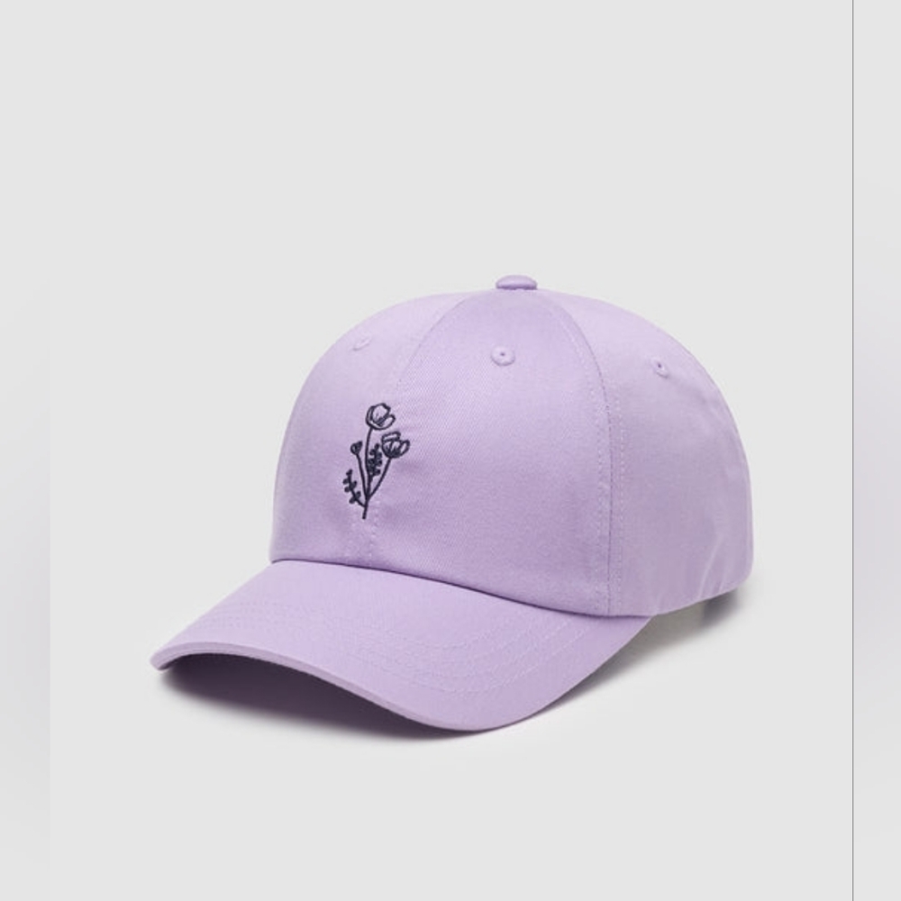 Tentree Flower Embroidery Peak Hat
